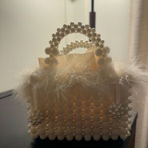 I Do Feather Purse